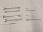 Proto Combination Wrench Set: 10PC J1200-80ASD Incomplete. Fixed Price $424.00.