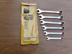 Vintage Fuller Metric 6 Piece Combination Wrench Set New Original Pouch. Fixed Price $34.99.