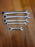 Husky Open Box Wrenches Ratcheting 14MM 13MM 10MM 8MM 7/16. Fixed Price $34.90.