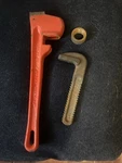 Vintage Pipe Wrench Great Neck Pw 14 Orange Forged Super Quality (B52). Fixed Price $10.00.