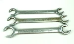 Husky 1/2" To 7/8" 6 Pt Sae Flare Nut Line Wrench Set Usa 3 Pieces Vintage. Fixed Price $32.00.