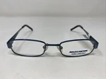 Skechers 1016 Sbl 44-16-125 Satin Blue Metal Full Rim Eyeglasses Frame U602. Fixed Price $40.00.