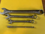 Sk Usa Professional Tools C-24 3/4" 12PT Combo WRENCH+9/16+7/16+5/16 Chisel L-44. Fixed Price $12.49.
