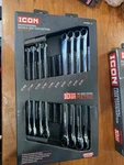 Icon Professional Double Box Ratcheting Wrench Set 10PC Metric 10-19MM WRDBM-10. Fixed Price $123.00.