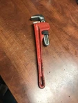Used Promark Pipe Wrench Heavy Duty 20714 Opening Alloy Steel Good. Fixed Price $26.99.