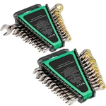 Combination Set Ratcheting Wrenches W/ Organizer Rack Cr-v Steel. Fixed Price $145.00.