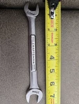 Craftsman 15MM X 13MM Metric Open End Wrench Vv 44507. Fixed Price $7.84.