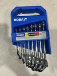 * Kobalt 2884740 Sae Flex Box End Ratcheting & Open Combo Wrench Set Pcs. Fixed Price $64.99.