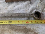 Large Vintage Armstrong 7037-A Armaloy Combination Wrench 1-1/8" 1-5/16". Fixed Price $14.99.