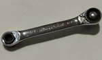 Blue-point 1/4" Dr. Mini & Ratcheting Bit Driver Wrench, BLPBTW4. Fixed Price $49.99.