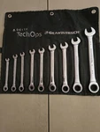 Gearwrench 9 Pc. 12PT. Sae Combo Ratcheting Set 85100DELTA. Fixed Price $40.00.