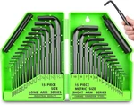 32-PIECE Hex Allen Wrench Set, Sae And Metric Keys MM(0.7MM-10MM). Fixed Price $18.88.