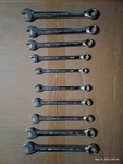 Craftsman 10 Piece Combination Set 5 Sae Metric Wrenches. Fixed Price $24.94.