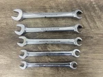 Snap-on Usa RXS20-RXS12 Sae Open-end Flare Nut Combination Wrench Lot Of 5. Fixed Price $71.97.
