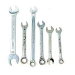 6 Pcs Palmera, Truecraft And Assorted B424B Double Ended, Combination Wrench Set. Fixed Price $20.97.