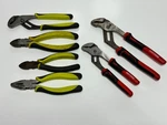 Craftsman Tools 6PC Evolv Neon Large Comfort Grip Wrench Pliers Cutters Set Lot. Fixed Price $57.99.