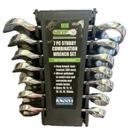 Grip 7PC Metric Stubby Combination 12PT Mm Wrenches Set 89098. Fixed Price $17.97.