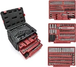 Workpro Drive Socket Set 450PCS Mechanic Tool Heavy Duty Box Metric&sae. Fixed Price $259.99.
