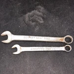 Lot Of 2 Bonney Combination Wrenches 1163-9/16 & 1161 -7/16 Vintage. Fixed Price $12.99.