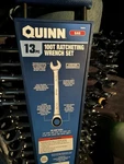 Quinn 58934 Sae 13-PIECE 100T Ratcheting Wrench Set Steel Chrome Finish. Fixed Price $47.71.