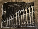 Pittsburgh 16PC Open Box End Wrench Chrome Vanadium Alloy Steel Sae 1-1/4. Fixed Price $25.00.