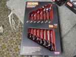 *new* Icon Sae Ratcheting Combination Wrench Set, 7-PIECE, 64842, WRS-7. Fixed Price $109.95.