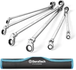 Duratech Extra Long Flex-head Ratcheting Wrench Set, Double Box End. Fixed Price $48.29.