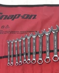 Snap-on OEXS715K 1/4" Thru 1" Pc Stubby Short Combination Wrench Set. Fixed Price $399.97.