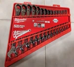New Milwaukee 48-22-9416 15 Piece Ratcheting Combination Wrench Set Sae. Fixed Price $205.00.