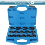 Crow Foot Flare Nut Wrench 15PC Set 3/8 1/2IN Drive Ratchet Extension Large Tool. Fixed Price $35.71.