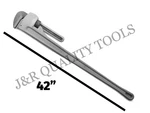 48" Large Aluminum Pipe Wrench Foot Long Handle Plumbers Tool Jaw Capacity. Fixed Price $169.95.