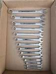 Craftsman 14PC Metric 6PT Combination Wrench Set Point Box A-af Series 19-6MM. Fixed Price $149.00.