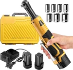 Cordless Electric Wrench Set, 3/8" 18V Power Ratchet, 550 Rpm,. Fixed Price $62.85.
