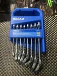 Kobalt Piece 2884741 Flex Box End Ratcheting Combination Wrench Set Metric. Fixed Price $64.99.