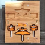 Cmt Orange Tools 800.517.11 3-PC Raised Panel Router Bit Set 1/2" Shank. Fixed Price $165.00.