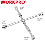 Workpro 14 Inch Universal Folding Lug Wrench 4-WAY Tire Iron Cross. Fixed Price $14.39.