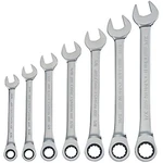 Craftsman CMMT87020 7-PIECE 12-POINT Standard (sae) Ratchet Wrench Set. Fixed Price $72.38.