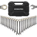 Workpro 22-PIECE Ratcheting Wrench Set Organizer Box Nickel Plating 72 Teeth. Fixed Price $61.99.