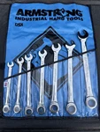 Armstrong Tools Usa Nos 7PC Ratcheting Box End Combination Wrench Set Sae Rare. Fixed Price $259.69.
