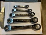 Craftsman Usa Offset Ratcheting Box Wrench 6 & 12PT-STARTING $25. Fixed Price $32.50.