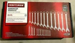 Craftsman 26 Piece Combination Wrench Set 12PT Point Metric 9 13270. Fixed Price $87.00.