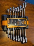 Gearwrench 8-PIECE Metric Combination Ratcheting Set 90T 86694-06. Fixed Price $45.00.