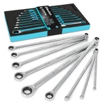 Duratech Extra Long Ratcheting Wrench Set, Double Box End 9-PIECE Silver. Fixed Price $90.40.