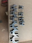 Sears Craftsman 3/8" Drive Sae 10PC To 1" Crow Foot Wrench Set 94362. Fixed Price $42.00.