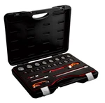 Bahco 1/2" Socket Set - Imperial Hex Profile & Pear Head Ratchet TAH16BZ/17. Fixed Price $155.71.