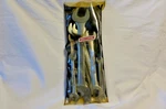Vintage Sears Craftsman 9 Piece Open End Wrench Set #4466 -v- Series Orig. Pouch. Fixed Price $123.99.