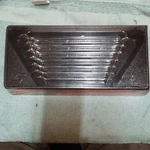 New Snap On 7PC. Metric Wrench Set Flank Drive SOEXM707. Fixed Price $210.00.