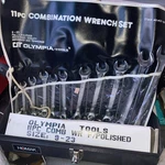 Olympia Tools 11 Piece Combin Wrench Set-f-polished-size 9-23 Lifetime Warranty. Fixed Price $34.99.