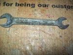 Vintage Bonney 1027C 9/16" X 11/16" Double Open End Wrench Usa. Fixed Price $13.16.