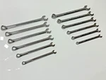 Craftsman Usa 12PC Sae & Metric Quick Speed Wrench Set Va 42357 42356 Nos. Fixed Price $54.99.